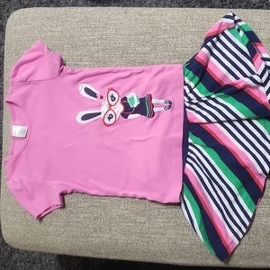 Adorable Bunny Gymboree Top and Skirt